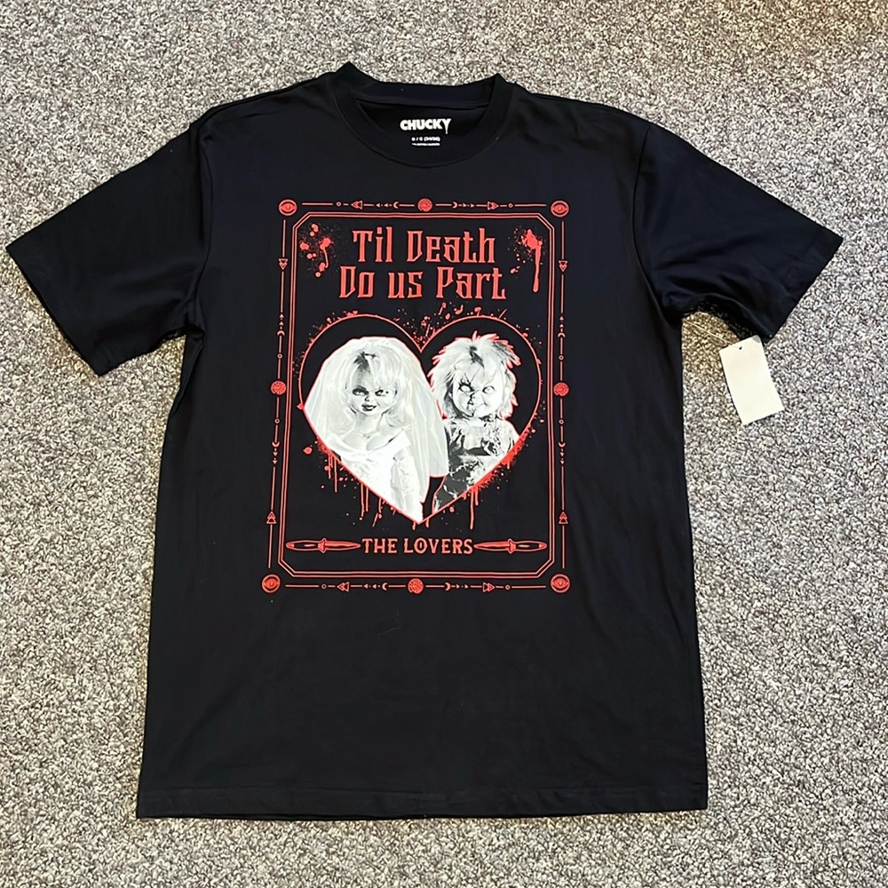 Chucky and Tiffany tee